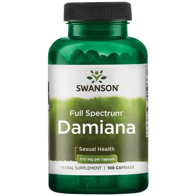 Swanson Damiana - 510mg - 100 caps