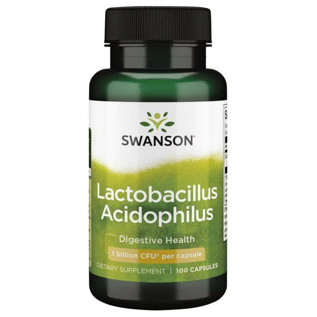 Swanson Lactobacillus Acidophilus 1 billion CFU - 100 caps
