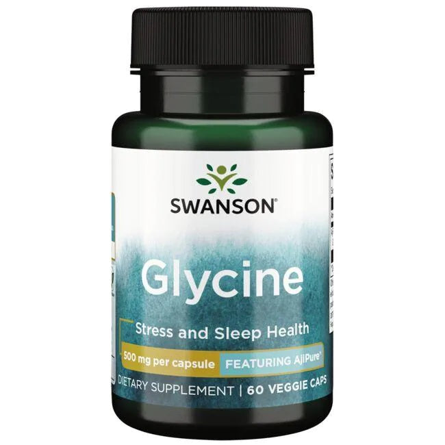 Swanson Glycine - 500mg - 60 vcaps