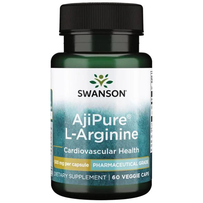 Swanson AjiPure L-Arginine - 500mg - 60 vcaps