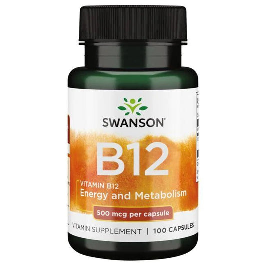 Swanson Vitamin B12 - 500mcg - 100 caps