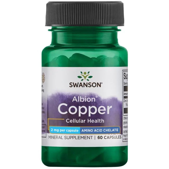 Swanson Albion Copper - 2mg - 60 caps