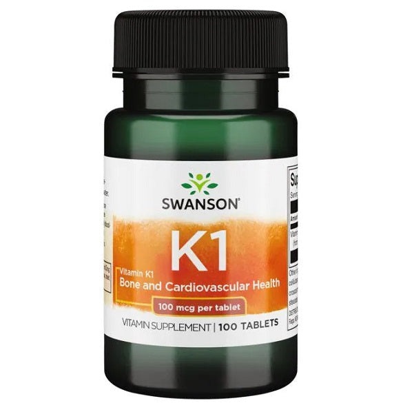 Swanson Vitamin K1 - 100mcg - 100 tablets