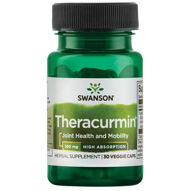 Swanson Theracurmin - 100mg High Absorption - 30 vcaps