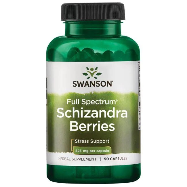 Swanson Full Spectrum Schizandra Berries - 525mg - 90 caps