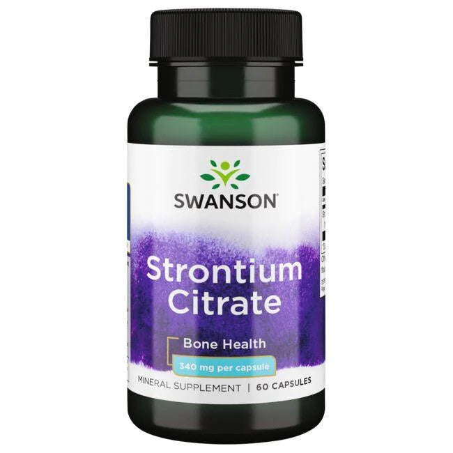 Swanson Strontium Citrate - 340mg - 60 caps