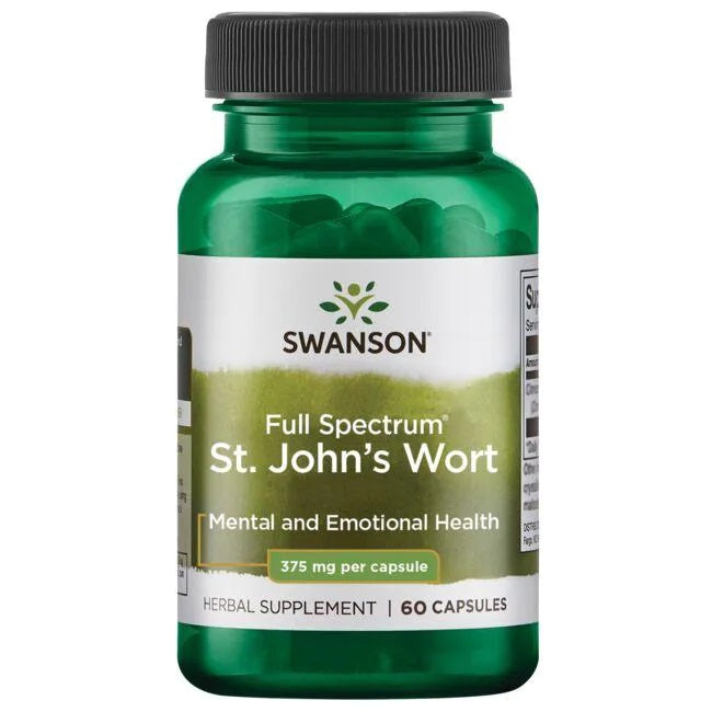 Swanson St. John's Wort - 375mg - 60 caps