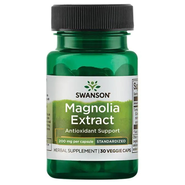 Swanson Magnolia Extract - 200mg - 30 vcaps