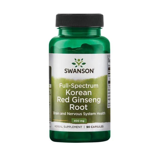 Swanson Full Spectrum Korean Red Ginseng Root - 400mg - 90 caps