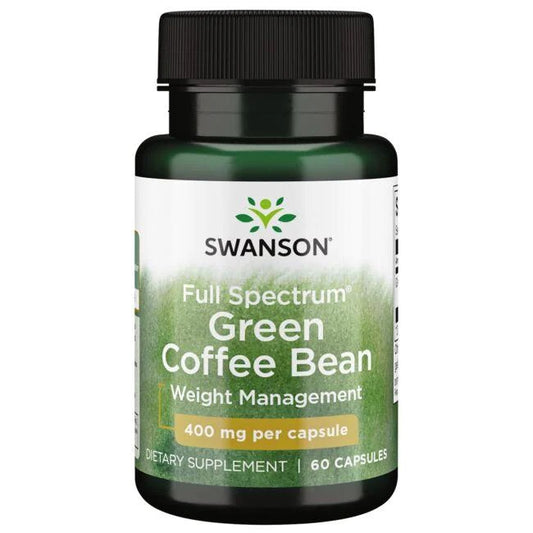 Swanson Full Spectrum Green Coffee Bean - 400mg - 60 caps