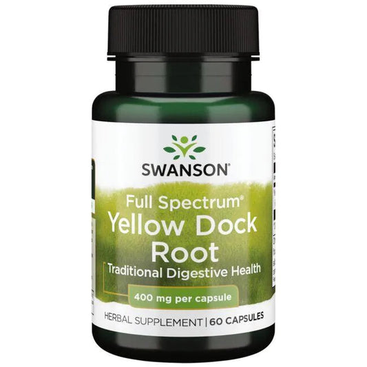 Swanson Full Spectrum Yellow Dock Root - 400mg - 60 caps