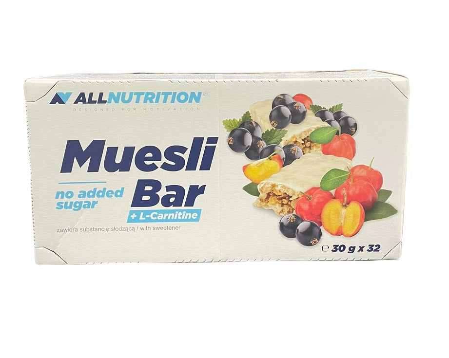 Allnutrition Muesli Bar + L-Carnitine - 32 bars