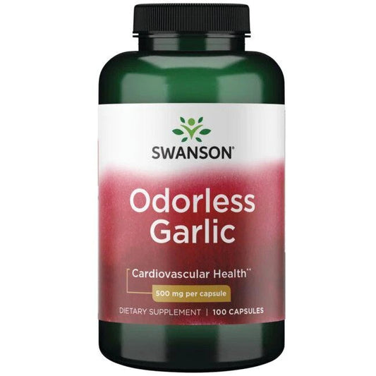 Swanson Odorless Garlic - 500mg - 100 caps