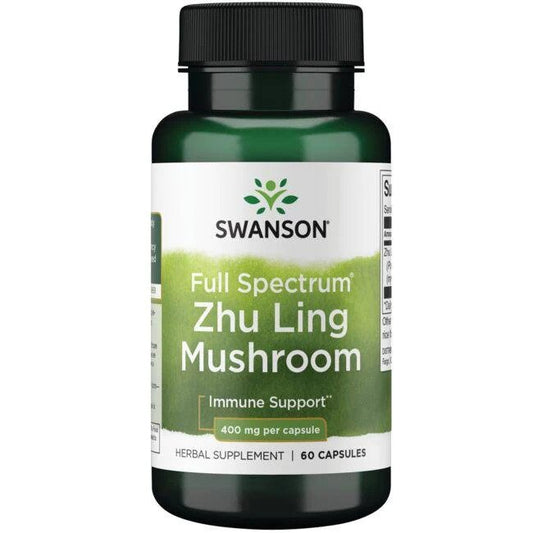 Swanson Full Spectrum Zhu Ling Mushroom - 400mg - 60 caps