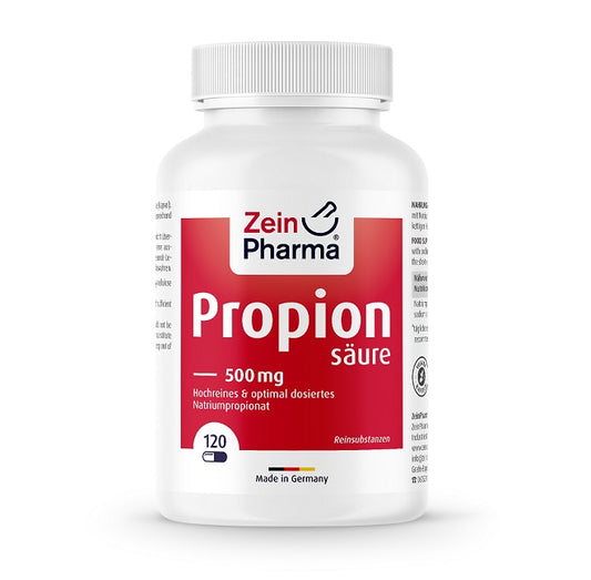 Zein Pharma Propionic Acid - 500mg - 120 caps