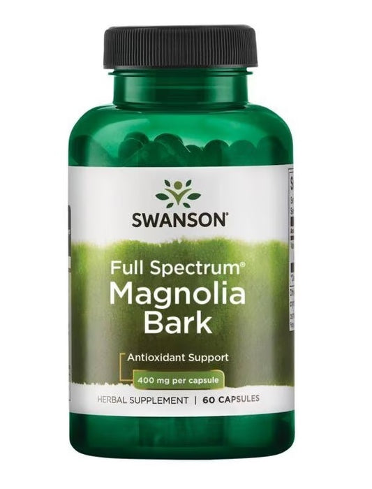 Swanson Full Spectrum Magnolia Bark - 400mg - 60 caps