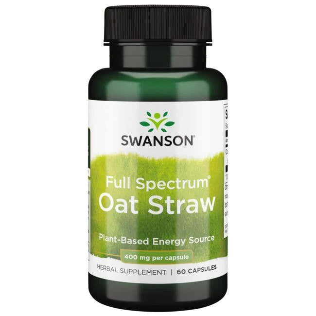 Swanson Full Spectrum Oat Straw - 400mg - 60 caps