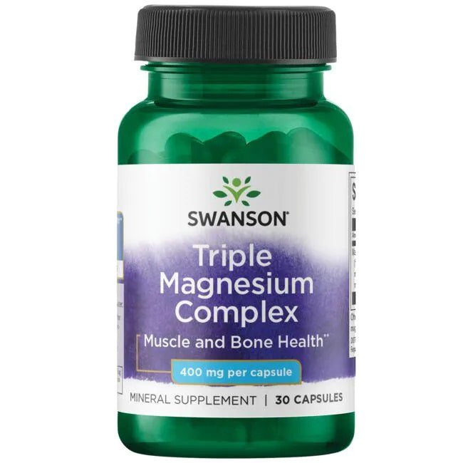 Swanson Triple Magnesium Complex - 400mg - 100 caps