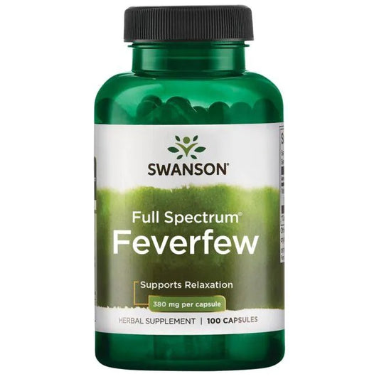 Swanson Full Spectrum Feverfew - 380mg - 100 caps