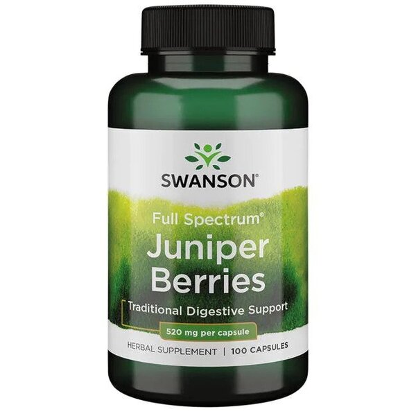 Swanson Full Spectrum Juniper Berries - 520mg - 100 caps
