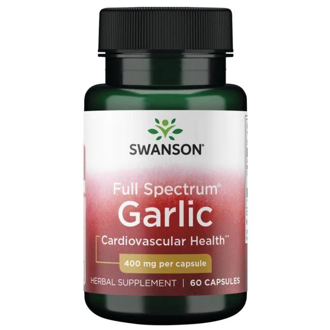 Swanson Full Spectrum Garlic - 400mg - 60 caps