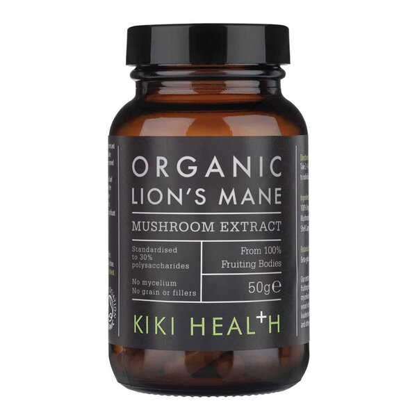 KIKI Health Lion's Mane's Extract Organic - 400mg - 60 vcaps