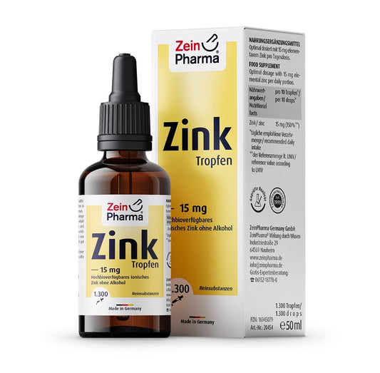 Zein Pharma Zinc Drops - 15mg - 50 ml.