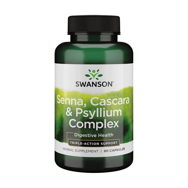 Swanson Senna Cascara & Psyllium Complex - 90 caps