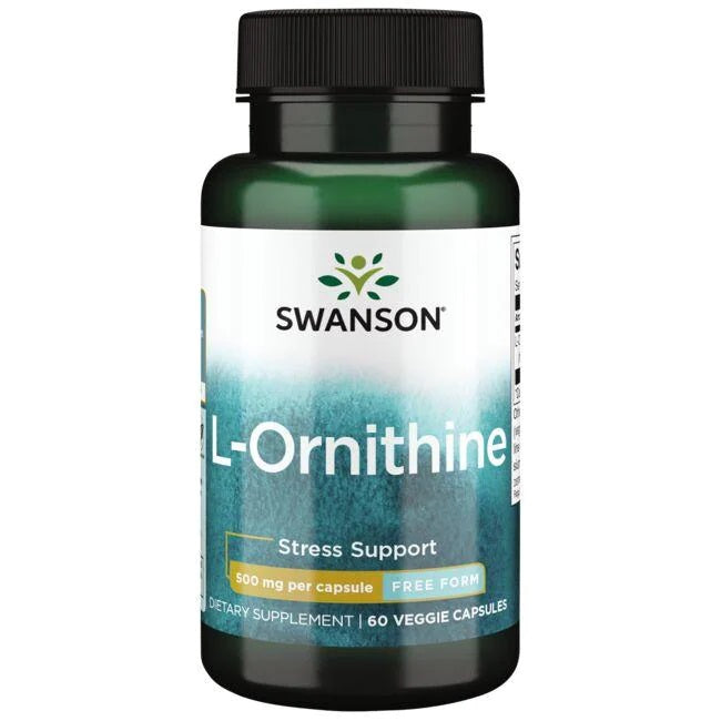 Swanson L-Ornithine - 500mg - 60 vcaps