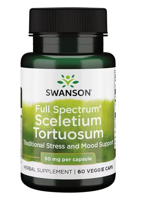 Swanson Full Spectrum Sceletium Tortuosum - 50mg - 60 vcaps