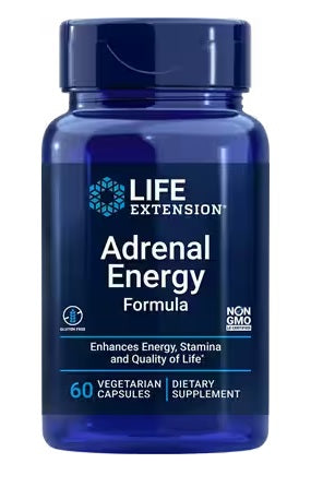 Life Extension Adrenal Energy Formula  (EAN 737870163008)- 120 vcaps