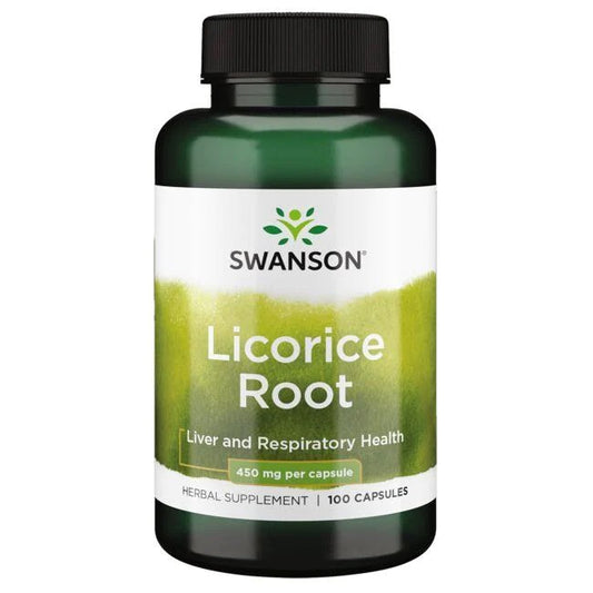 Swanson Licorice Root - 450mg - 100 caps