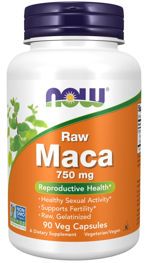 NOW Foods Maca 6:1 Concentrate - 750mg RAW - 90 vcaps