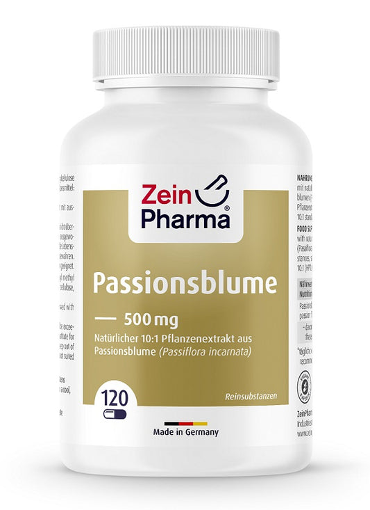 Zein Pharma Passion Flower - 500mg - 120 caps