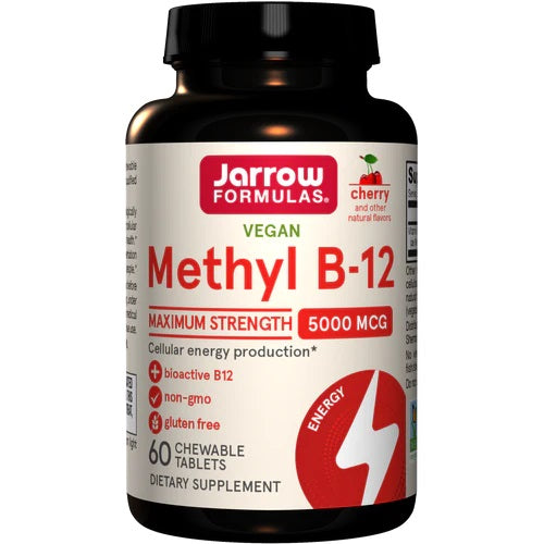 Jarrow Formulas Methyl B-12 1000mcg () 100 chewable tablets- 1000mcg - 100 chewable tablets