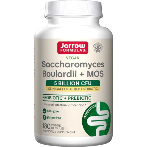 Jarrow Formulas Vegan Saccharomyces Boulardii + MOS - 180 vcaps