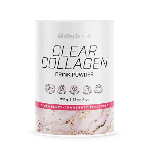 BioTechUSA Clear Collagen Strawberry-Cranberry - 308g