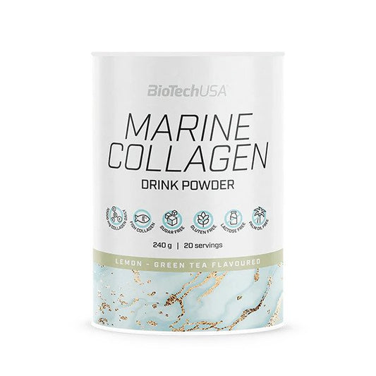 BioTechUSA Marine Collagen Lemon-Green Tea - 240g