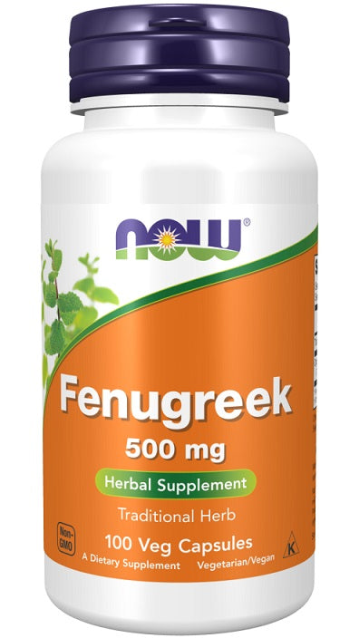 NOW Foods Fenugreek - 500mg - 250 vcaps