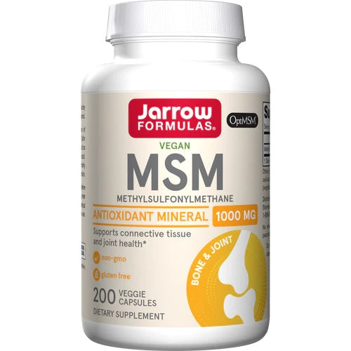 Jarrow Formulas MSM (Methyl-Sulfonyl-Methane) - 1000mg - 100 vcaps