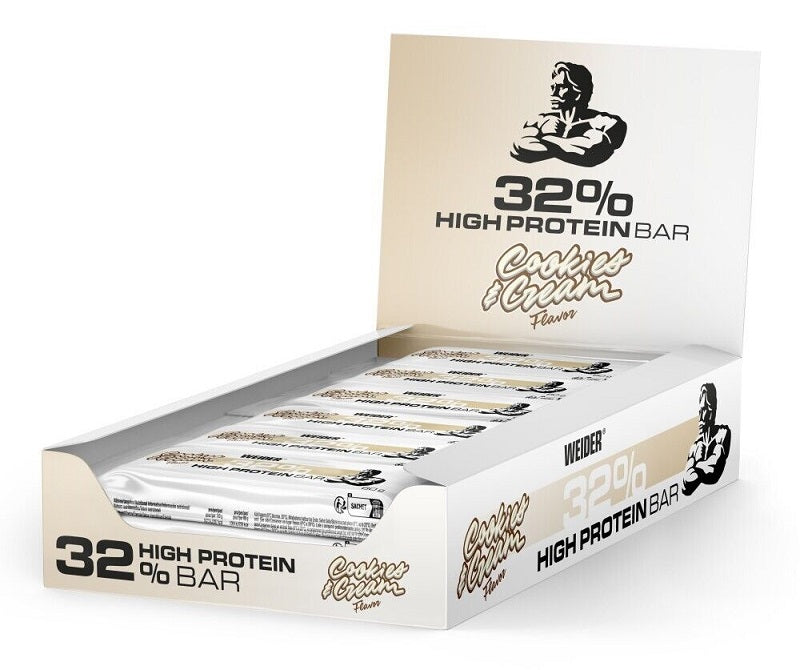 Weider 32% High Protein Bar - 12 x 60g