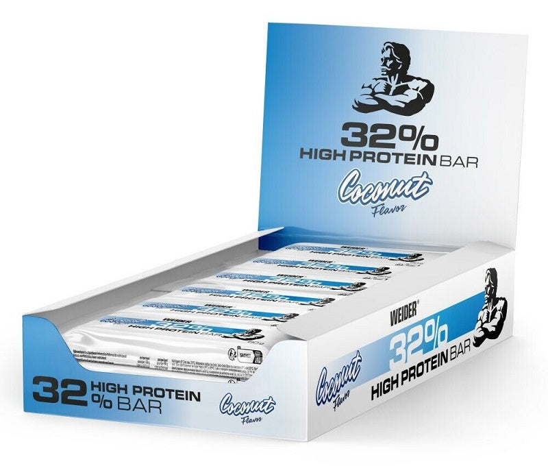 Weider 32% High Protein Bar - 12 x 60g