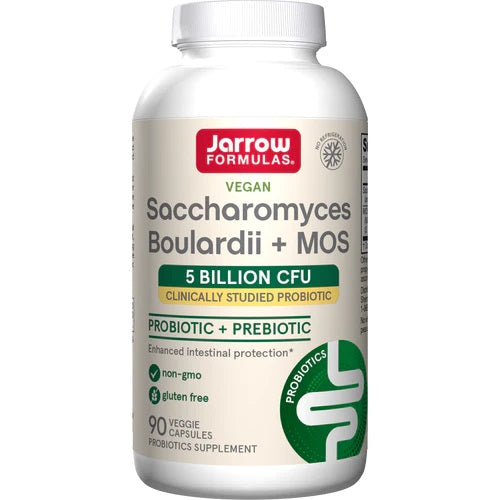 Jarrow Formulas Vegan Saccharomyces Boulardii + MOS - 180 vcaps