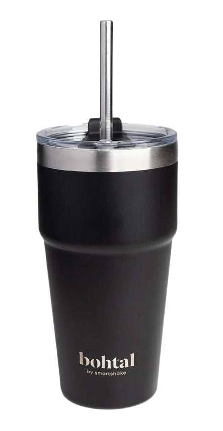 SmartShake Bohtal Double Insulated Travel Mug with Straw  - 600ml.