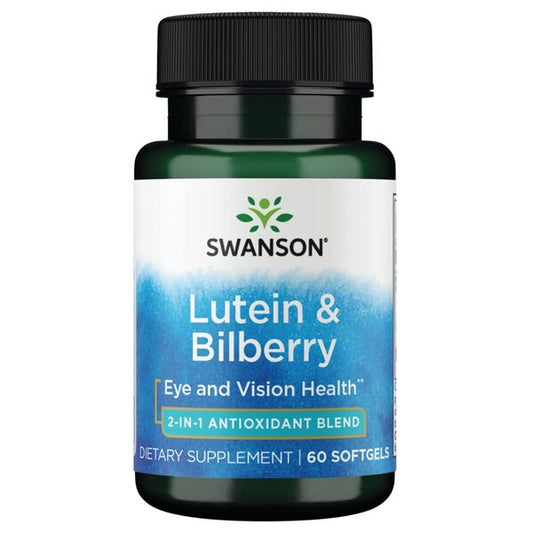 Swanson Lutein & Bilberry - 60 softgels