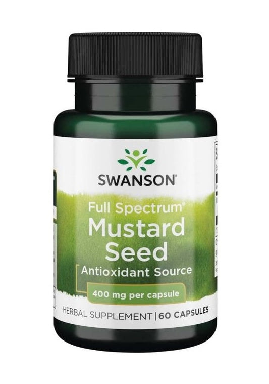 Swanson Full Spectrum Mustard Seed - 400mg - 60 caps