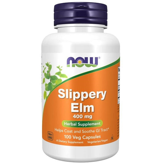 NOW Foods Slippery Elm - 400mg - 100 vcaps