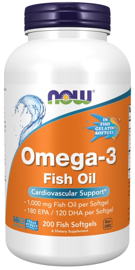 NOW Foods Omega-3 Molecularly Distilled - 100 softgels