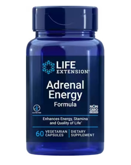 Life Extension Adrenal Energy Formula  (EAN 737870163008)- 120 vcaps