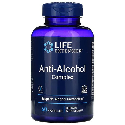 Life Extension Anti-Alcohol Complex (EAN 737870224006)- 60 caps